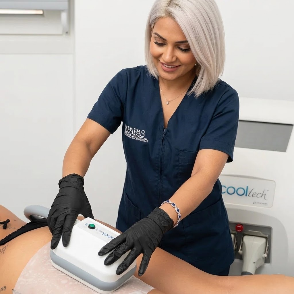 Κρυολιπόλυση Cooltech Σέρρες Δερματολόγος Δρ. Ζαπάρας Dermamedical