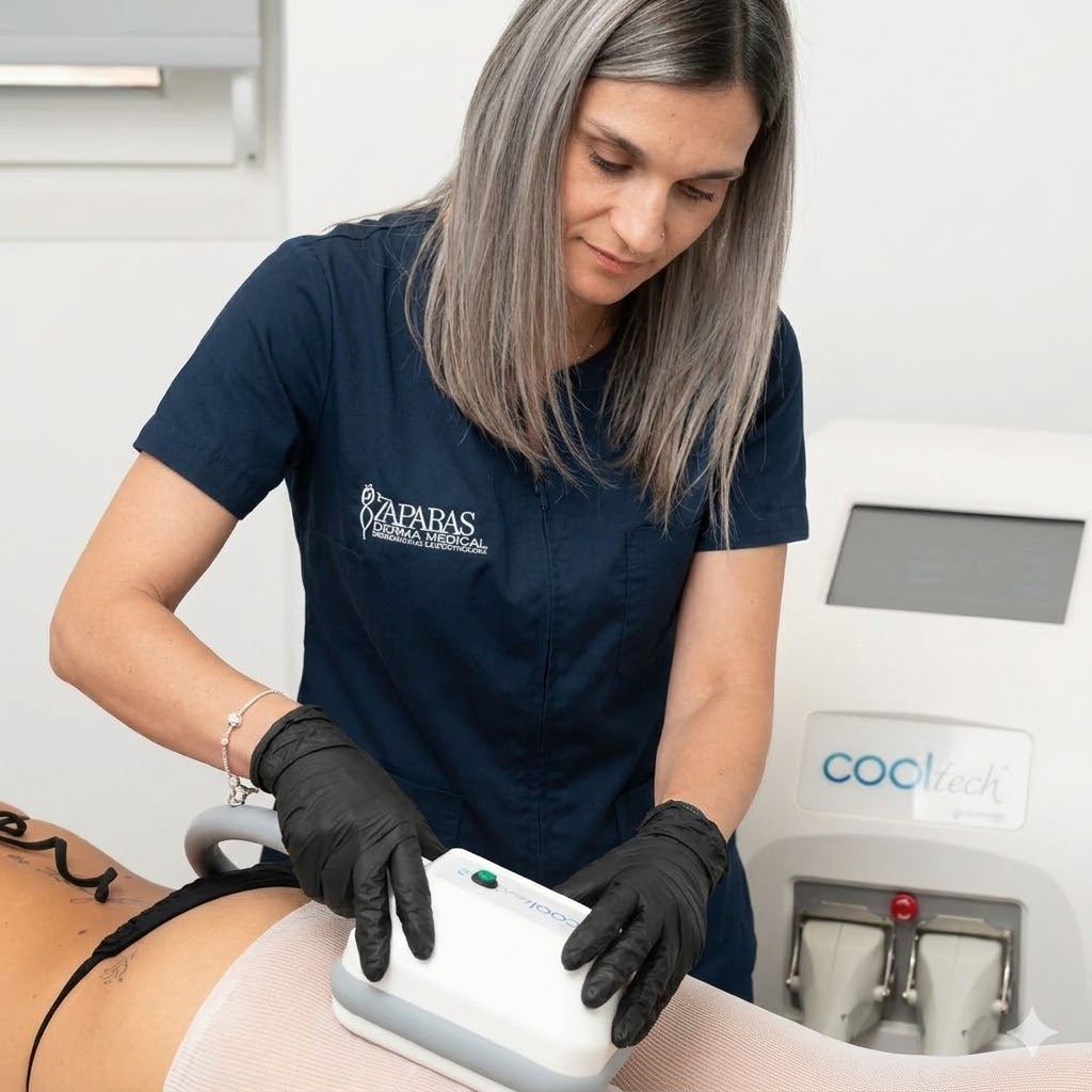 Κρυολιπόλυση Cooltech Σέρρες Δερματολόγος Δρ. Ζαπάρας Dermamedical